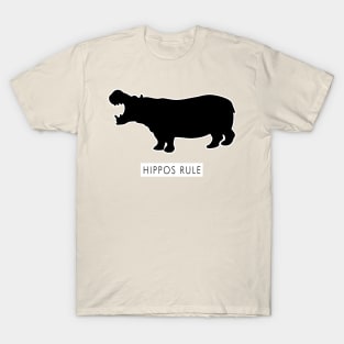 Hippos Rule T-Shirt